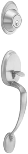 Dexter Exterior Deadbolt Set Full System Bright Chrome