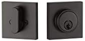 Emtek Marcel SC1 Keyway Flat Black Door Deadbolt 1088