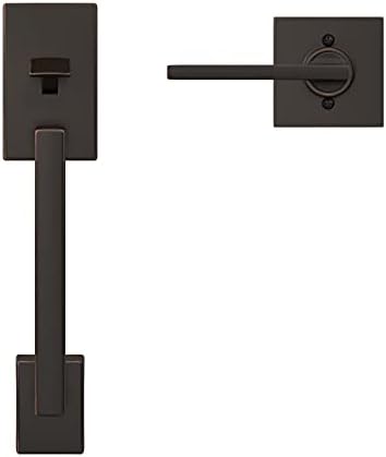 SCHLAGE Door Handle Set Aged Bronze