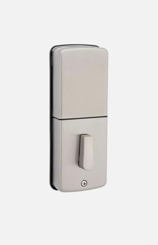 RELIABILT Satin Nickel Electronic Deadbolt with Keypad and Passage Door Handle