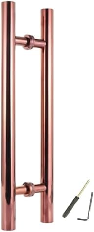 Stainless Steel Barn Door Push Pull Handle Brushed Nickel
