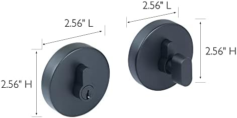 Design House 595710 Matte Black Deadbolt