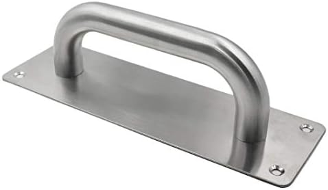 Sturdy Stainless Steel Door Pull Plate with Handle