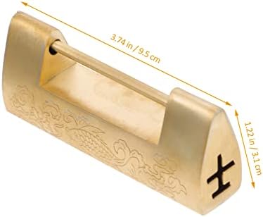 Chinese Golden Retro Padlock for Jewelry Boxes