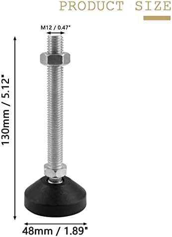 Sturdy Adjustable four M12 Leveling Feet