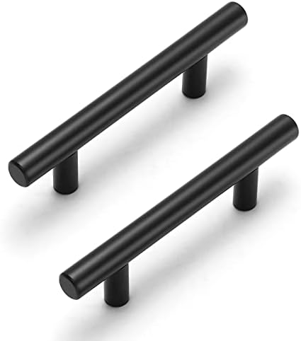 45 Pack 3 Inch Cabinet Pulls Matte Black Drawer Handles