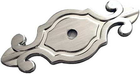 LynnsGraceland Back Plate for Knob Brushed Nickel Steel Hardware