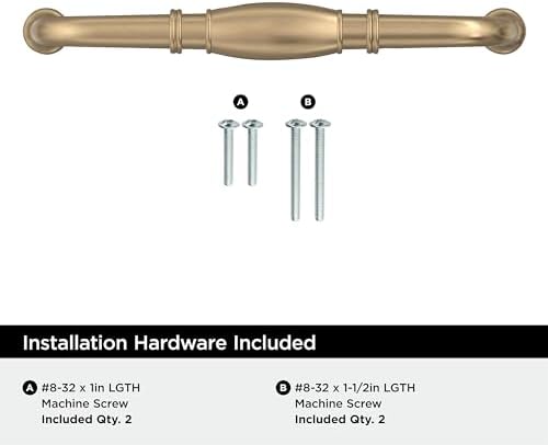 Amerock Traditional Cabinet Pull Champagne Bronze