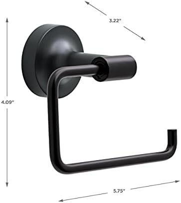 Franklin Brass MATTE BLACK TOILET PAPER HOLDER