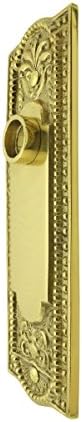 Renovators Supply Manufacturing Door Back Plate Brass Escutcheon Cover