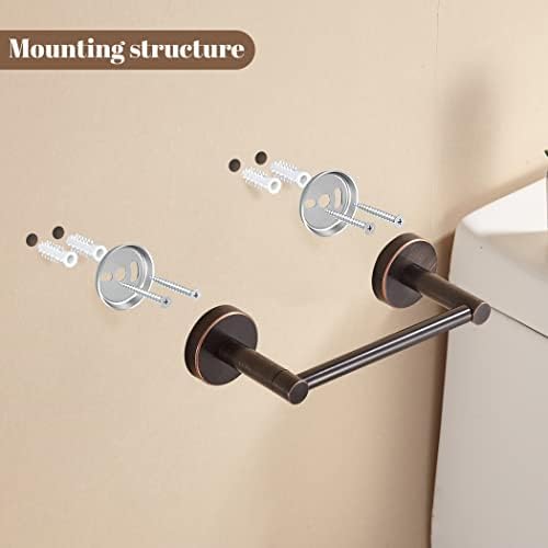 WEIKO Bronze Toilet Paper Holder Towel Ring Set