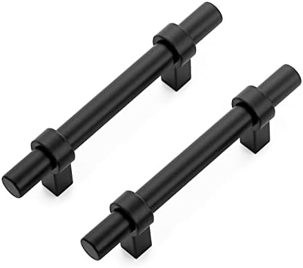 Ravinte 30 Pack 5 Inch Cabinet Pulls Matte Black Kitchen Hardware
