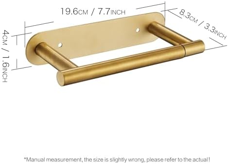 Durable Easy-To-Install Removable Toilet Paper Holder