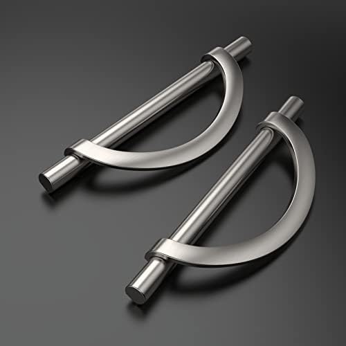 Amerdeco 10-Pack Brushed Satin Nickel Cabinet Pulls