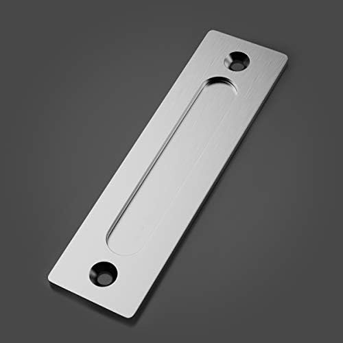 Genius Iron 12-inch Stainless Steel Barn Door Handle Set Black