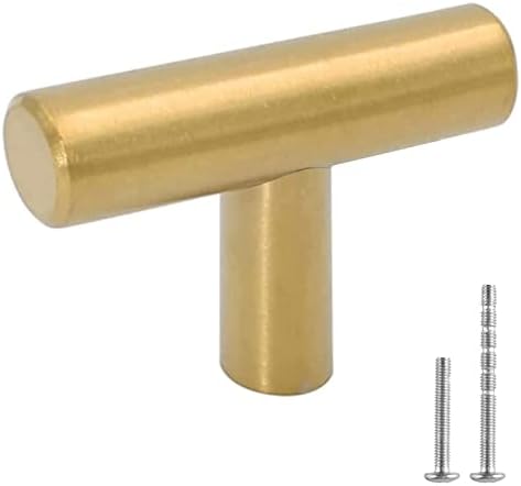 LONTAN 35-Piece Gold and Brushed Brass Cabinet Knobs and Pulls