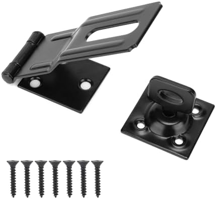 Premium 4-12 Swivel Hasps with Twist Knob for Home Security
