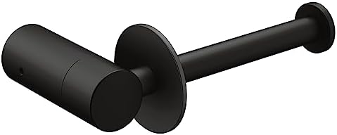 Stylish Matte Black Toilet Paper Holder