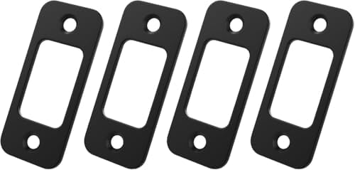 Black Door Strike Plate