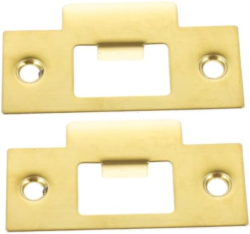 Stainless Steel Door Strike Plates Hole Fillers for Room Locks