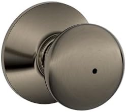 SCHLAGE F40PLY620 Privacy Knob Antique Pewter