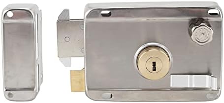 Zerodis Stainless Steel Rim Lock Set Anti-Theft Deadbolt with Handle