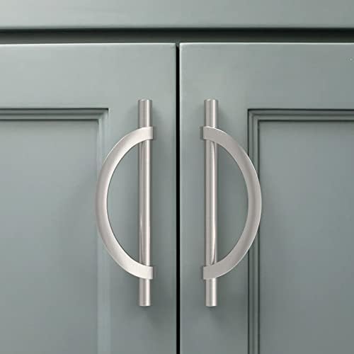 Amerdeco 10-Pack Brushed Satin Nickel Cabinet Pulls