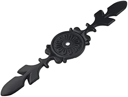 Retro-Complete 18pcs Matte Black Cabinet Handle Backplates