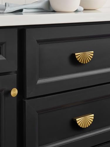 10-Piece Antique Brass Cabinet Pulls