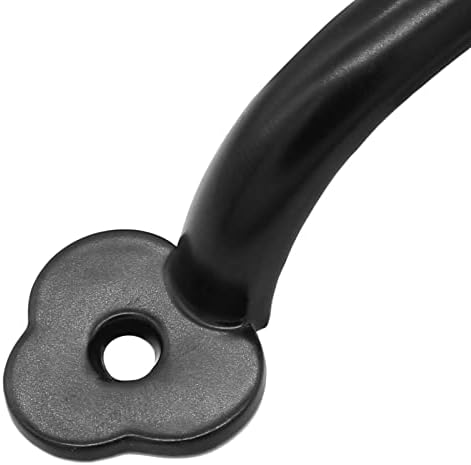 12-Piece Barn Door Handles Set Rustic Black Metal Door Handles