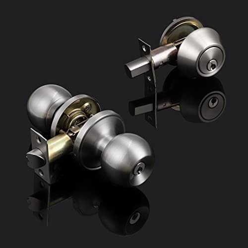 3 Pack Door Knobs Set