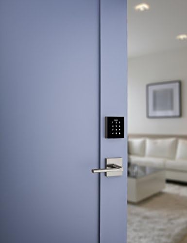 Weiser Obsidian Touchscreen Deadbolt in Satin Nickel