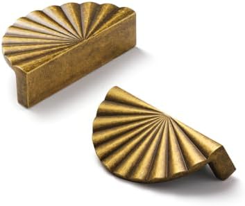 10-Piece Antique Brass Cabinet Pulls