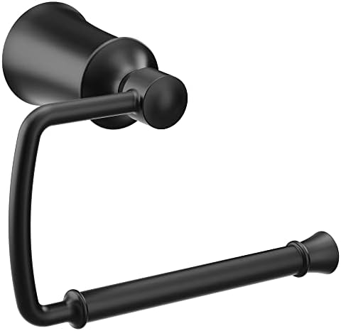 Stylish Matte Black Toilet Paper Holder for Modern Bathroom