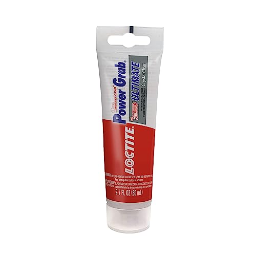 Loctite Ultimate Crystal Clear Construction Adhesive for Wood Metal Glass