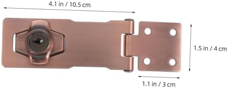 Heavy Duty Outdoor Gate Latch with Hasp and Padlock