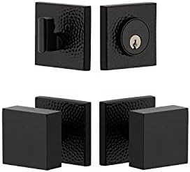 Viaggio Premium Door Knobs 2-34 Backset - Satin Black