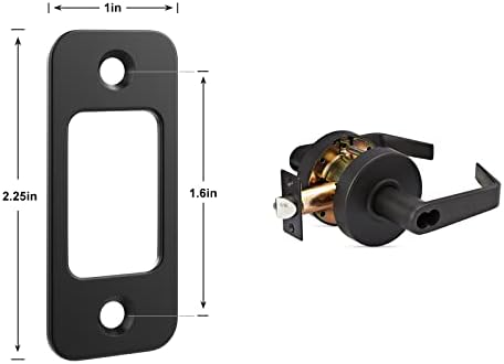 Black Door Strike Plate