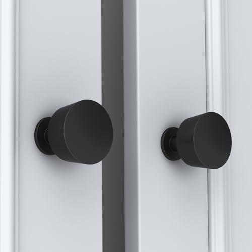 GoldenWarm 30-Piece Black Cabinet Knobs