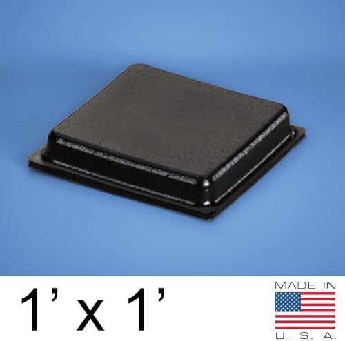 Furniture Protector Pads - Soft Self-Adhesive Black rubber Bumpers
