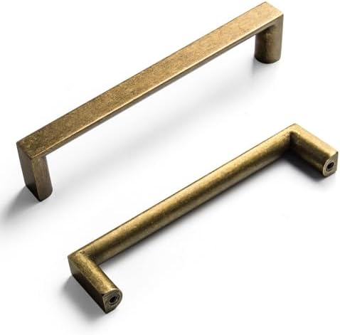 Goo-Ki Retro Zinc Alloy Cabinet Pulls Antique Brass