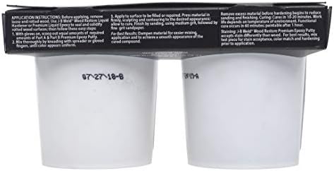 J-B Weld 40006 Wood Restore Premium Epoxy Putty Kit - 32 oz