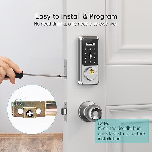 Hornbill Keyless Entry Door Lock Ensure Security One-Step Solution