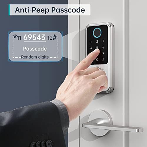 Hornbill Smart Lock - Keyless Entry Door Lock with Alexa Fingerprint Recognition