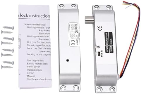 YUHANUS Electric Drop Bolt Lock NO Mode Fail-Security