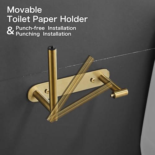 Durable Easy-To-Install Removable Toilet Paper Holder