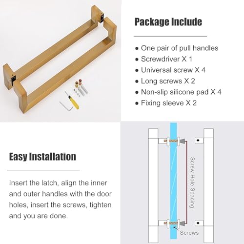 Stainless Steel Heavy Duty Door Handles