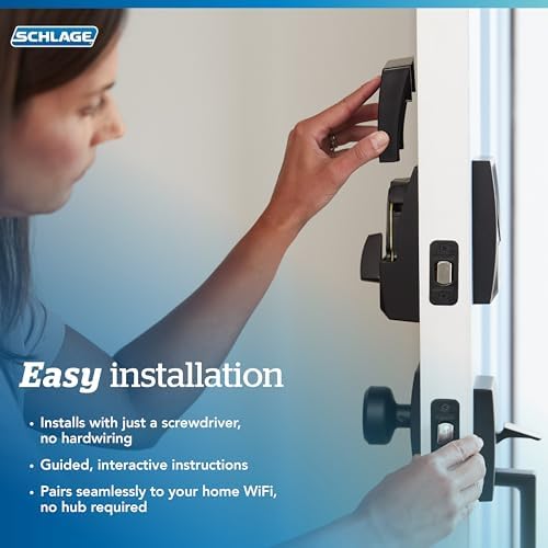 Bright Chrome Smart Deadbolt Lock
