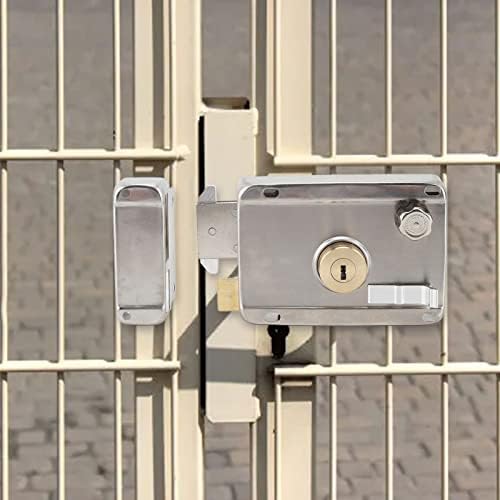 Zerodis Stainless Steel Rim Lock Set Anti-Theft Deadbolt with Handle