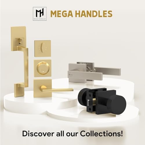 Sleek Square Entry Deadbolt Lock